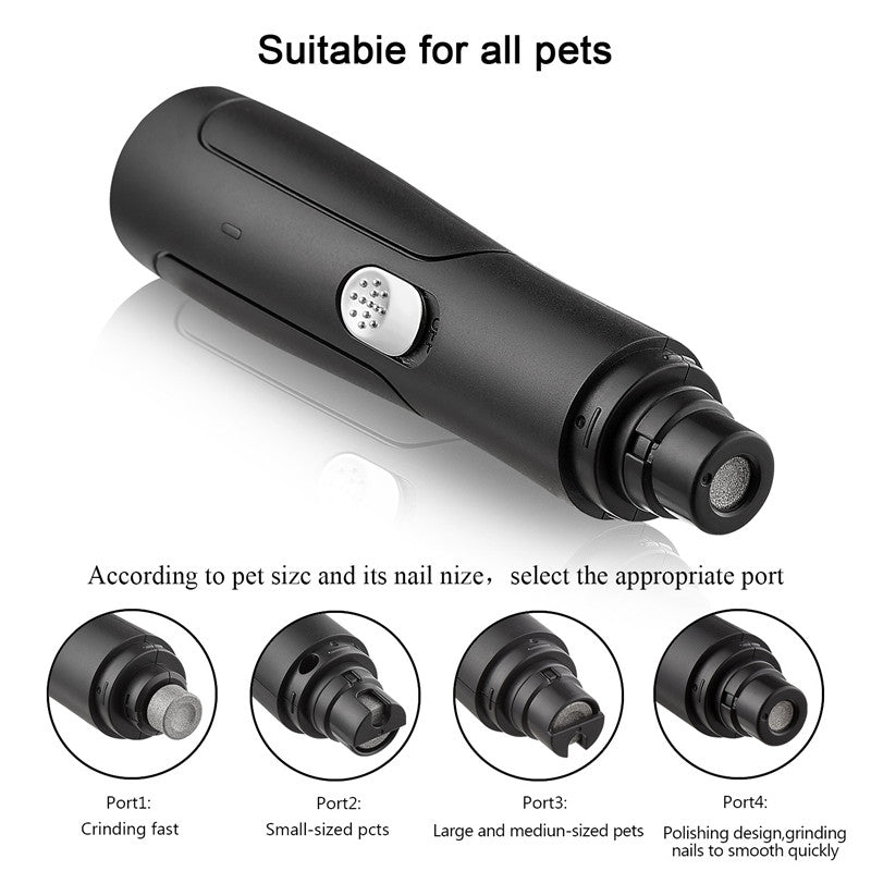 Pet nail grinder suitable for all pets