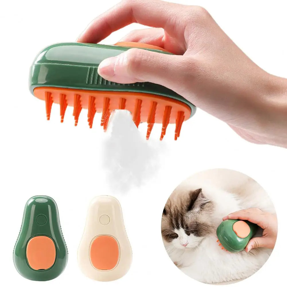 Avocado mist grooming brush
