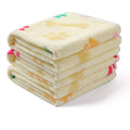 Beige paw print pet fleece blanket