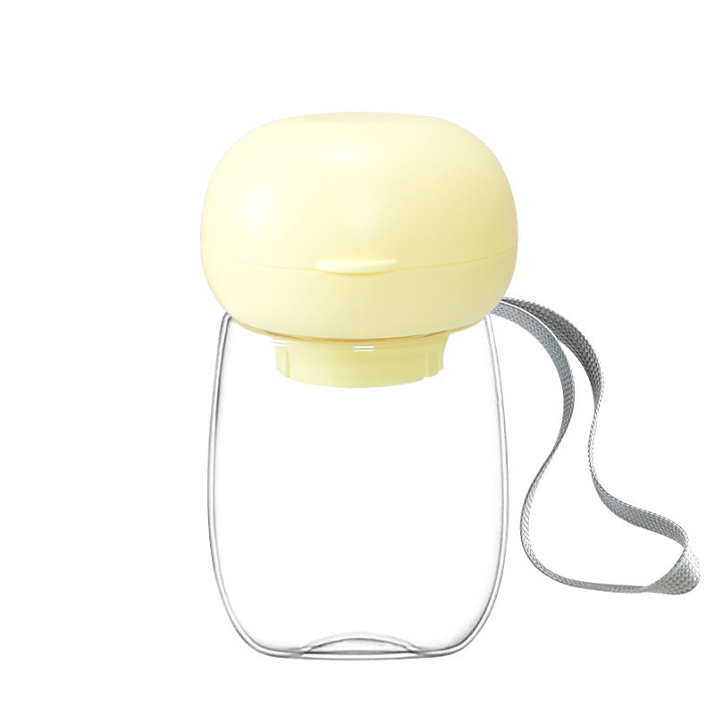 Yellow dog water bottle