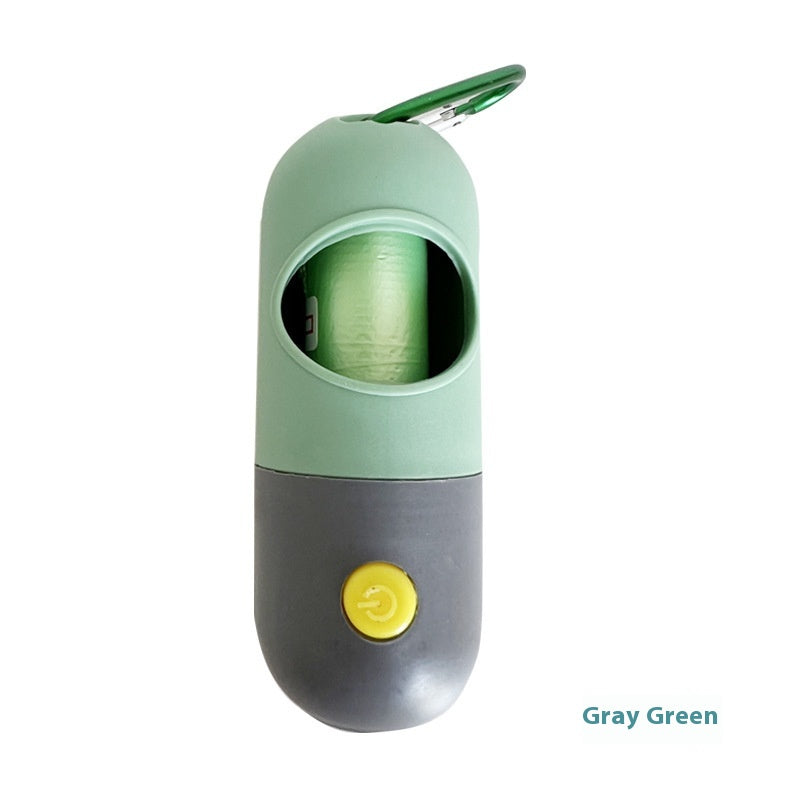 Green poo bag dispenser